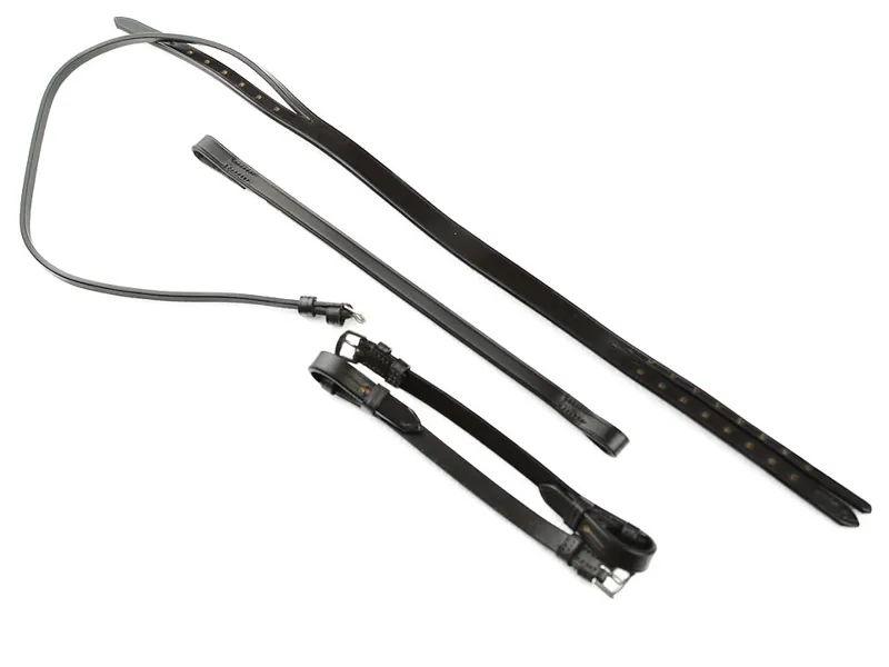 Dever Ascot Headstall 1/2In Black-1